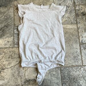 Wishlist Bodysuit in Heathered Dove Grey